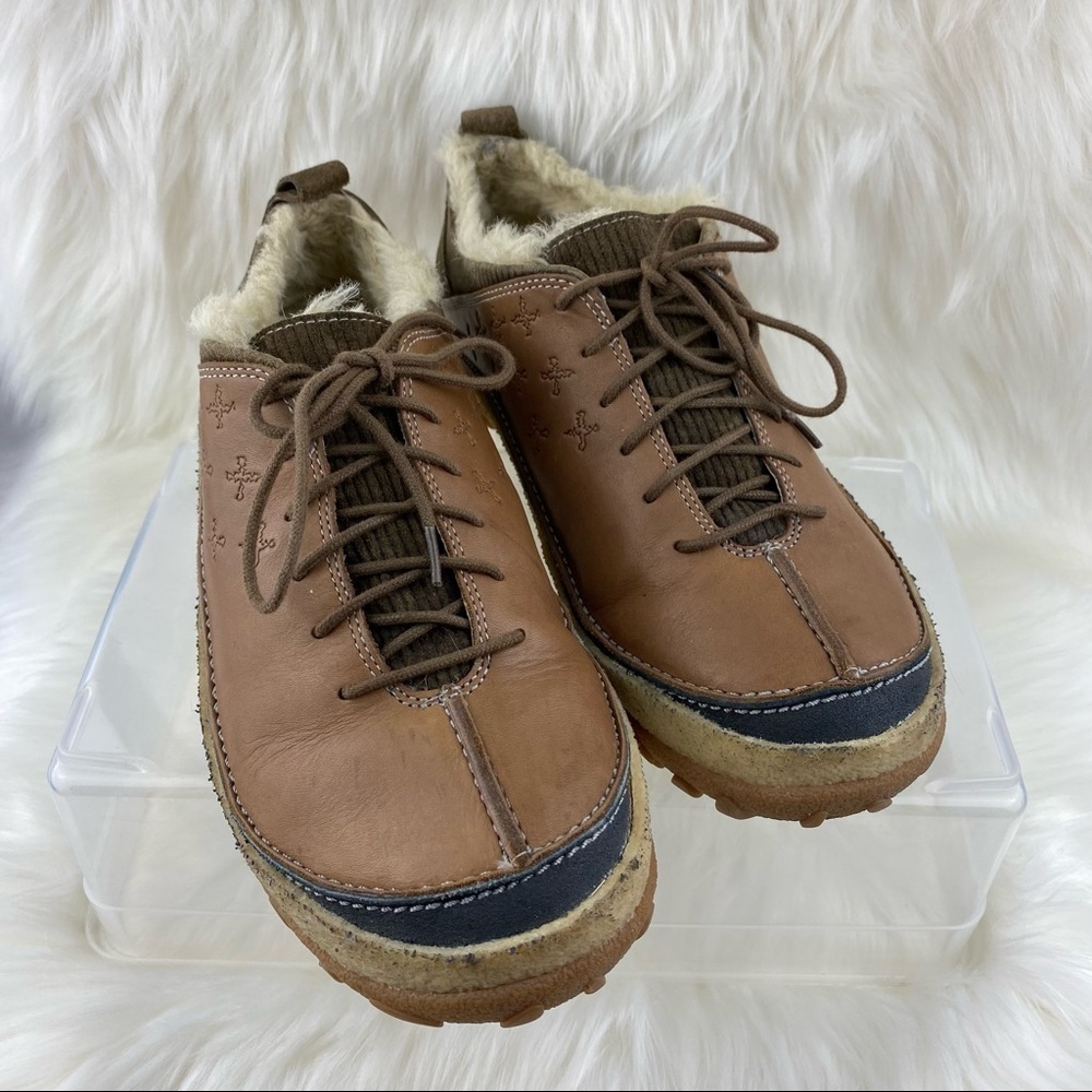 MERRELL LEATHER HIKING OXFORDS COMFORT SHOES SIZE 10